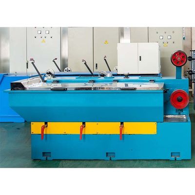 Un buen precio. Máquina de dibujo de alambre de cobre intermedio de alta velocidad con recocido de 25 metros por minuto en línea