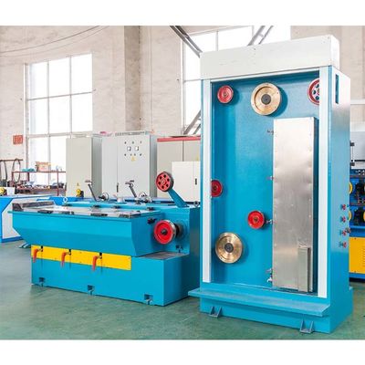 Un buen precio. Anulación de alambre de cobre intermedio máquina de dibujo con bobina de bobina tomar hasta 1500m por minuto en línea