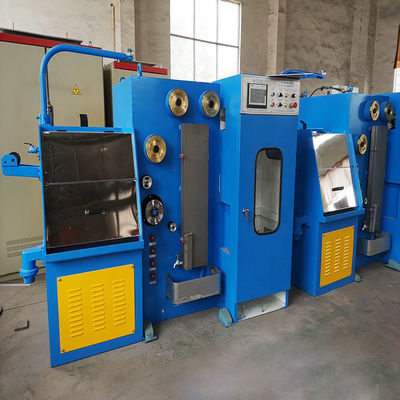Un buen precio. Máquina mecánica de dibujo de alambre de cobre fino con fabricante de recocido continuo 30 m/s en línea
