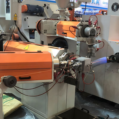 Línea de producción de extrusión de cables de cable eléctrico con recubrimiento de PVC Pe
